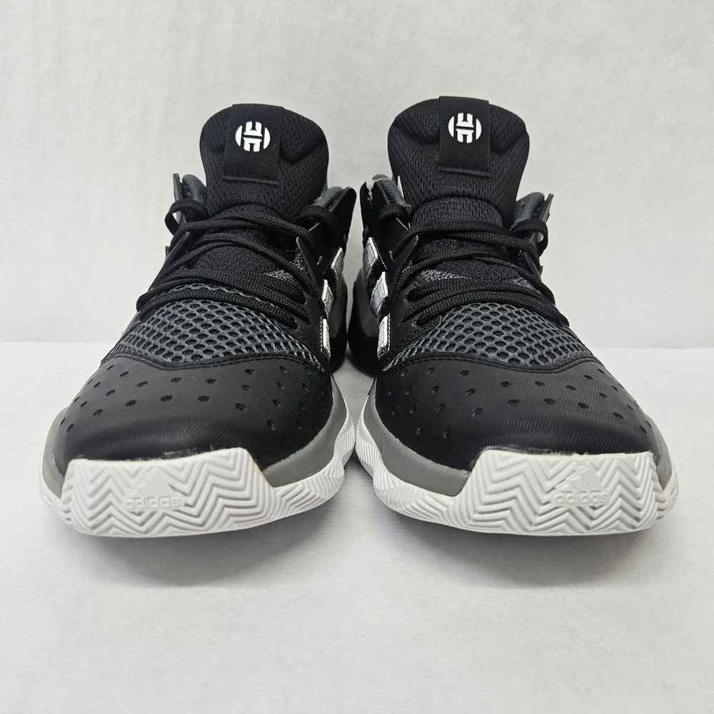 Adidas Harden Stepback Basketball Shoes EF9893 Core Black Grey Mens Size 8